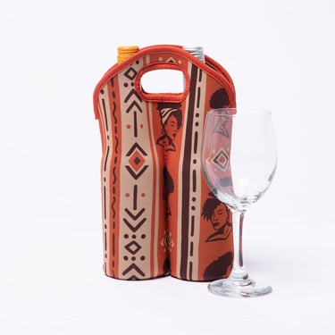 Women of Strength Double Wine Bottle Tote - Izzy & Liv