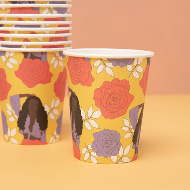 Melanin Sunshine 6-Pack Paper Cup Set - Izzy & Liv