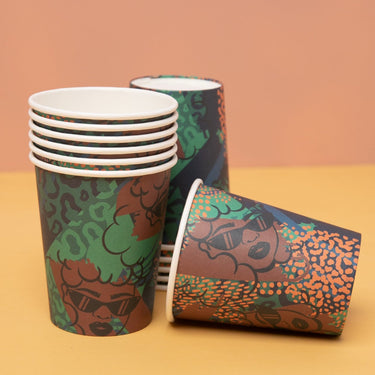 Diva Styles 6-Pack Paper Cup Set
