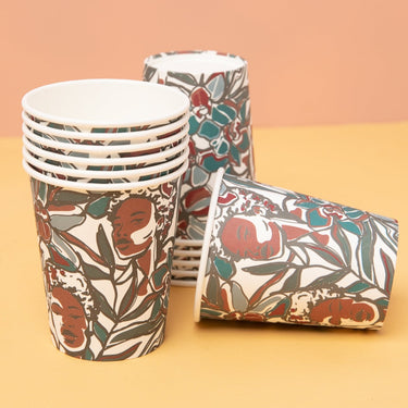 Beauty in Bloom 6-Pack Paper Cup Set - Izzy & Liv