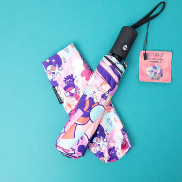 Fly Girlz Came Thru Drippin' Push Button Umbrella