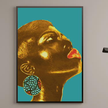 Bronzed Beauty Canvas Wall Art Print