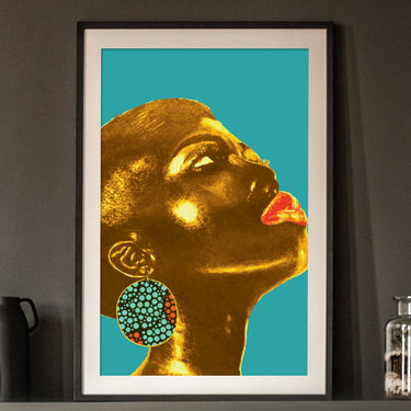 Bronzed Beauty Canvas Wall Art Print