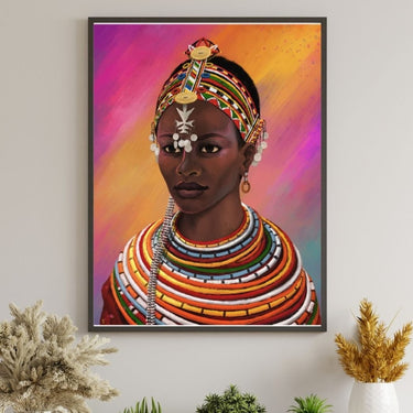 Kikuyu Woman Canvas Print