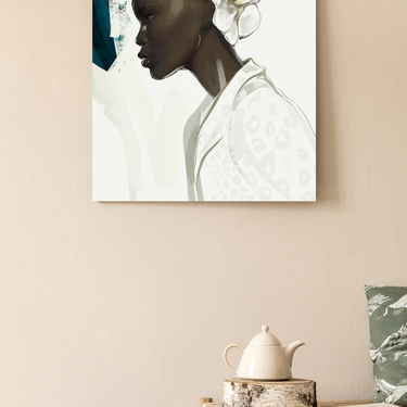 Black Elegance Canvas Print