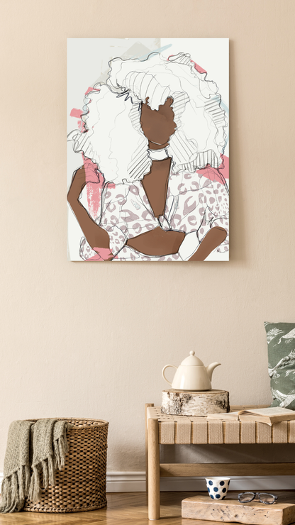 So Confident Canvas Wall Art Print