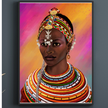 Kikuyu Woman Canvas Print