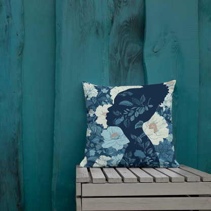 She Flourishes Throw Pillow w/Insert