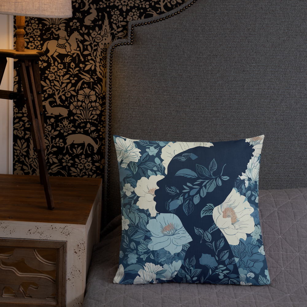 She Flourishes Throw Pillow w/Insert