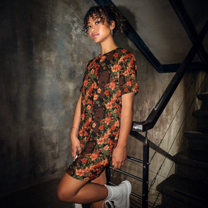 Her Soul in Bloom T-shirt Dress