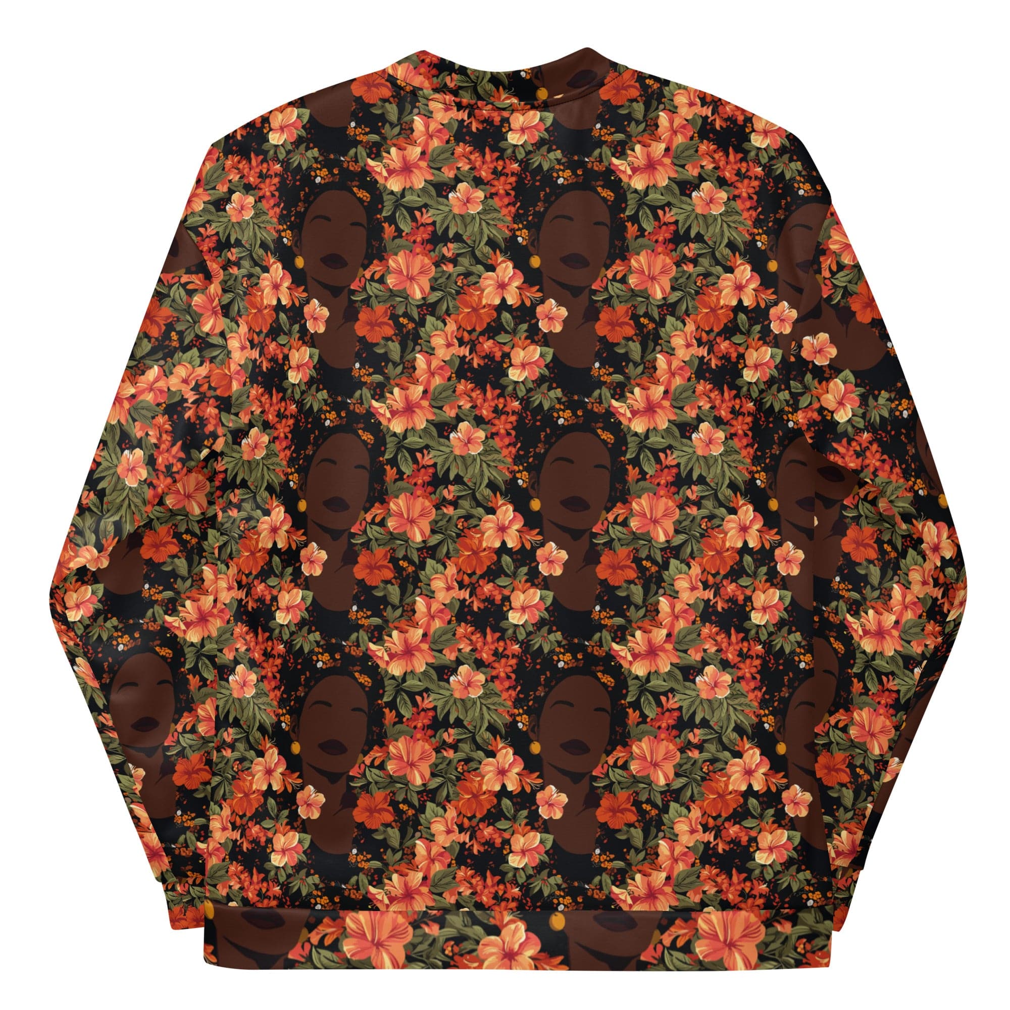 Her Soul In Bloom Bomber Jacket