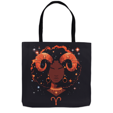 Aries Zodiac Tote Bag