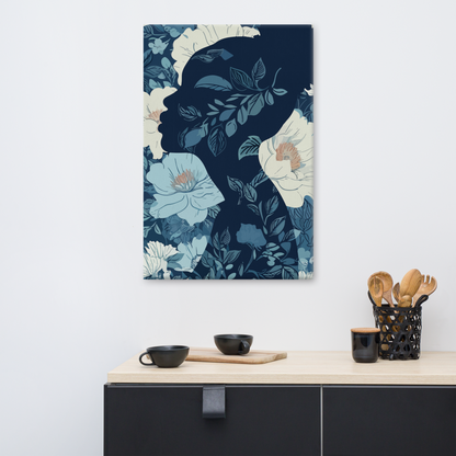 She Flourishes Canvas Wall Art Print