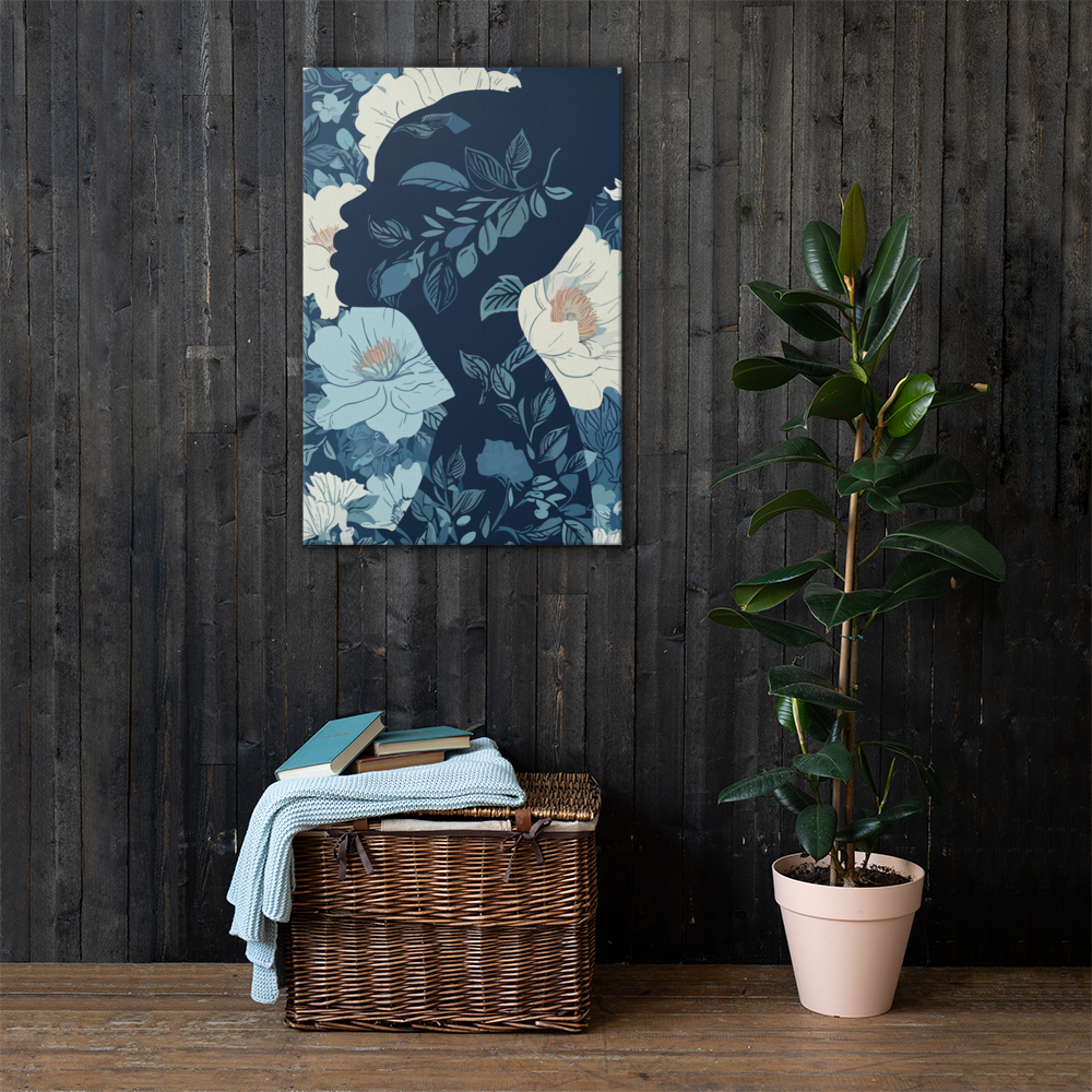 She Flourishes Canvas Wall Art Print