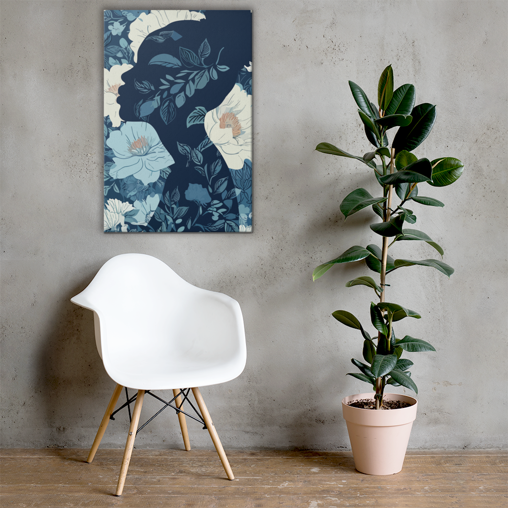 She Flourishes Canvas Wall Art Print