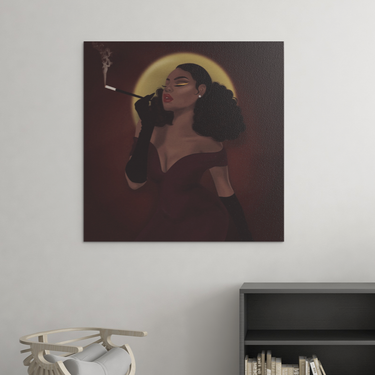 Iconically Glam Canvas Print