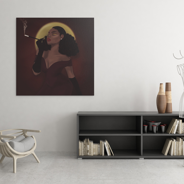Iconically Glam Canvas Print