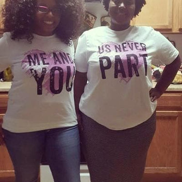 "Me & You" The Color Purple Homage Coordinating T-Shirt - Izzy & Liv