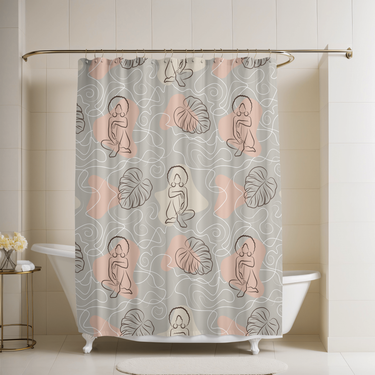 She's So Zen Shower Curtain