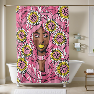 Pretty in Pink Shower Curtain
