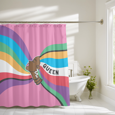 Queen Vibrance Shower Curtain