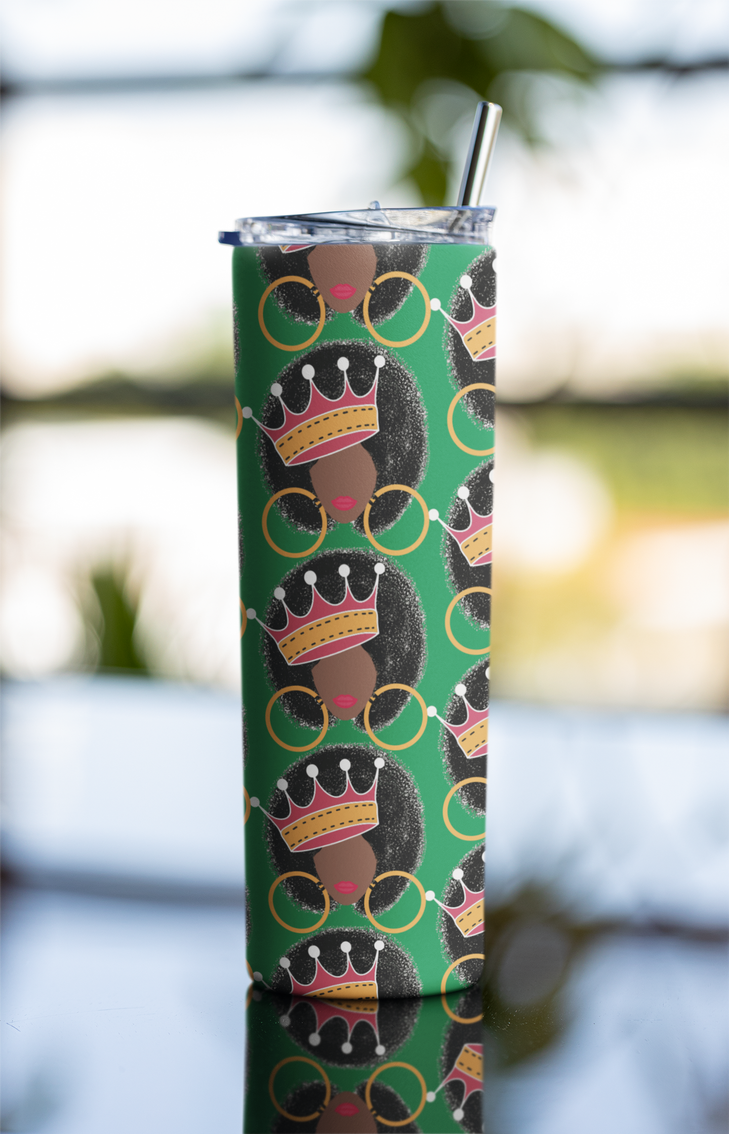 Afro Chic Stainless Steel Tumbler