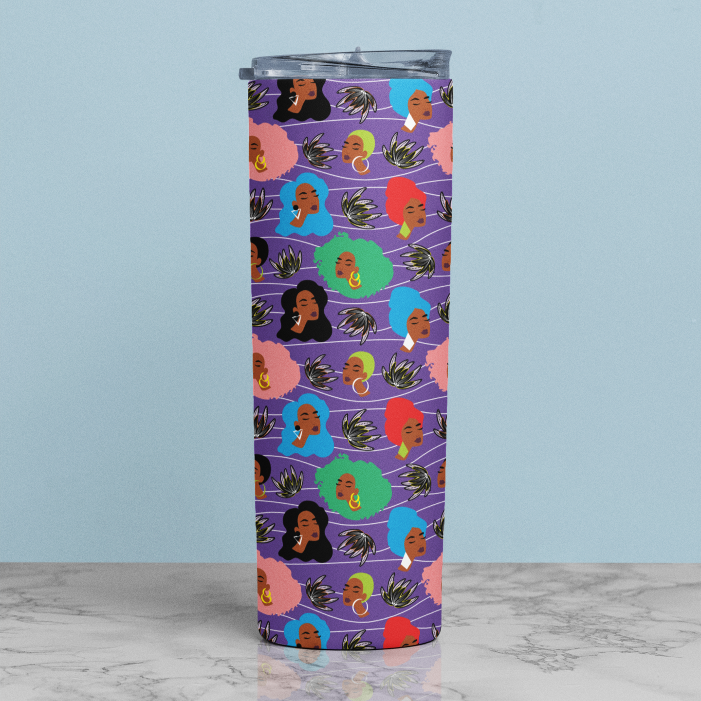 Glam Goddess Stainless Steel Tumbler