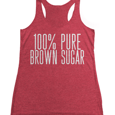 100 % Pure Brown Sugar Tank - Izzy & Liv - graphic tee
