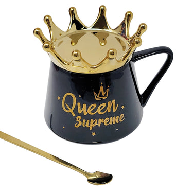 Queen Supreme Mug, Crown & Spoon Set