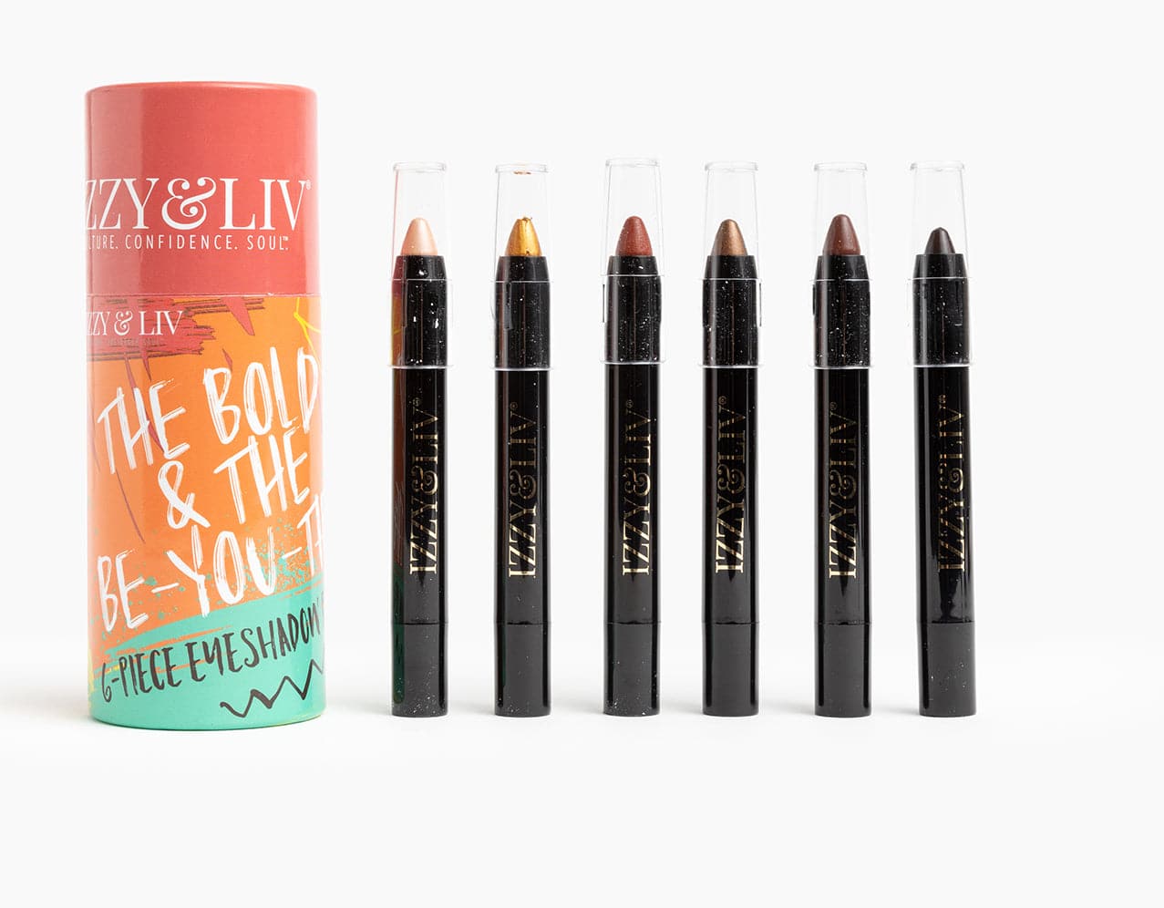 The Bold & Be-You-Tiful Eye Shadow Pencil Set - Izzy & Liv