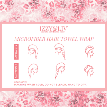 Juicy Fruit T-Shirt Hair Towel Wrap - Izzy & Liv