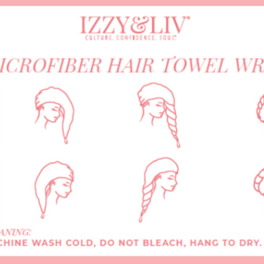 She's So Zen T-Shirt Hair Towel Wrap - Izzy & Liv