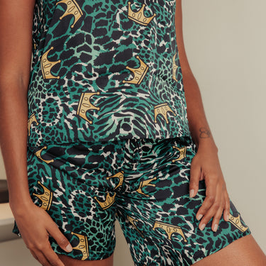 Safari Queens Satin Cami + Shorts 2-Piece Set