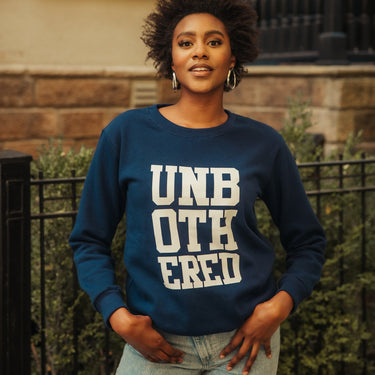 Unbothered Sweatshirt (Navy) – Izzy & Liv