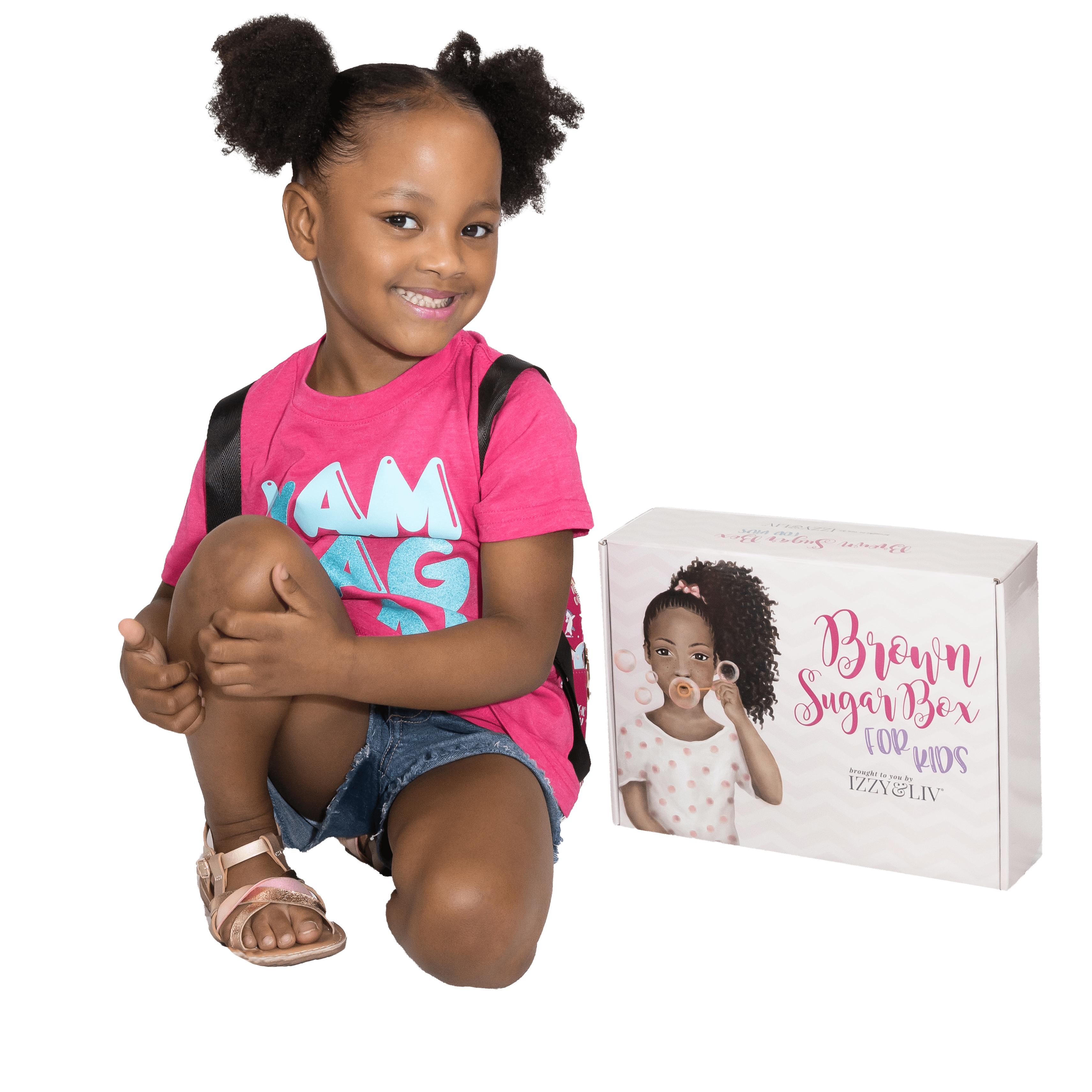Little Girls Edition Brown Sugar Box (QUARTERLY - Ages 5-9) - Izzy & Liv