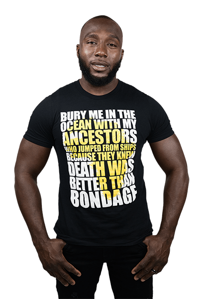 ANCESTORS, BONDAGE (BLACK PANTHER) T-SHIRT - Izzy & Liv - graphic tee