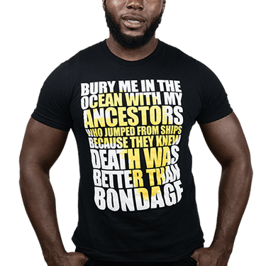 ANCESTORS, BONDAGE (BLACK PANTHER) T-SHIRT - Izzy & Liv - graphic tee