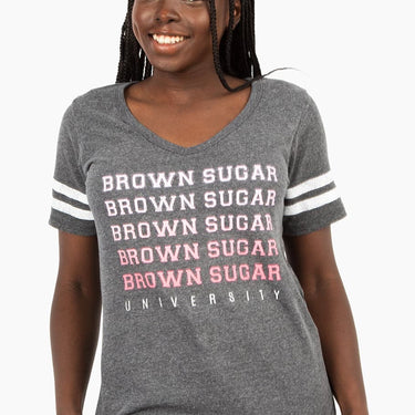 Brown Sugar University Varsity Tee