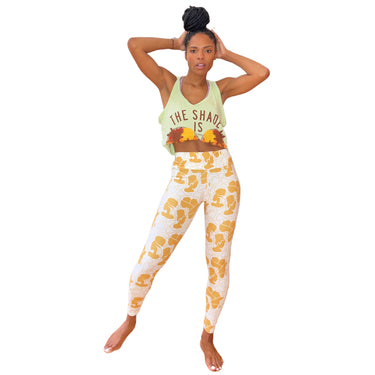 Fly Girl Roots Stretchy Leggings
