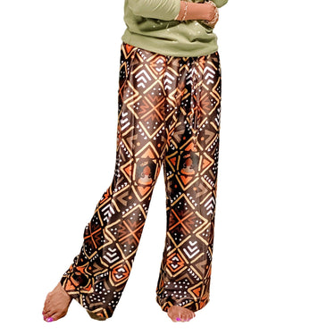 Brown Skin Queen Satin Pajama Pants