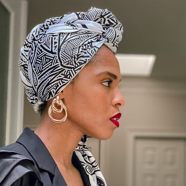 In Her Glory Satin Headwrap Scarf