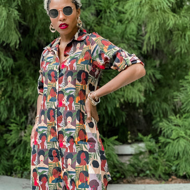 Phenomenal Women Shirt Dress - Izzy & Liv