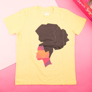 Geometric Rainbow Fro T-Shirt