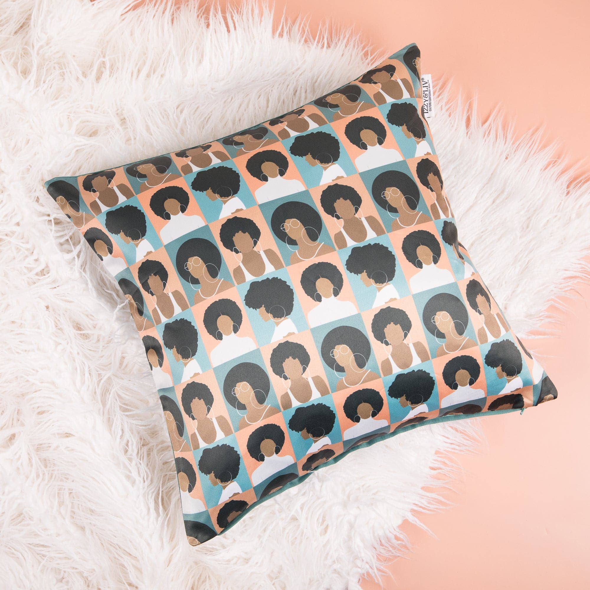 Fro' Queens Throw Pillow Cover (Set of 2) - Izzy & Liv