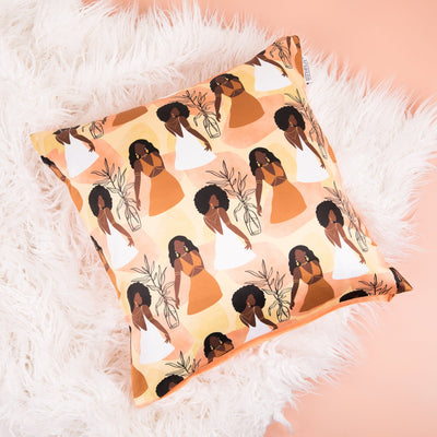Bloomin’ Queens Throw Pillow Cover (Set of 2)