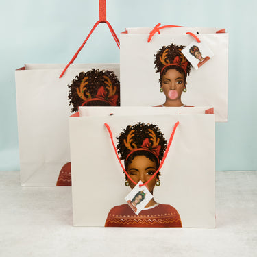 Brown Sugar Babe Holiday Gift Bag Set (3)