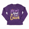 Can't Wait Queen Youth Sweatshirt - Izzy & Liv