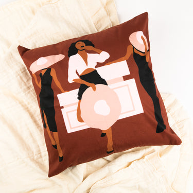 Girlfriend Squad Throw Pillow Cover