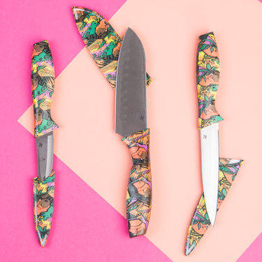 Caribbean Beauty Vibes  3-Piece Knife Set