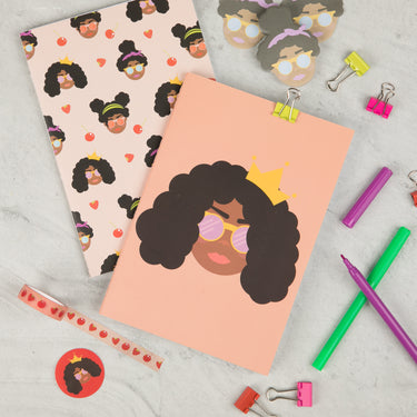 All Curled Up Stationery Set